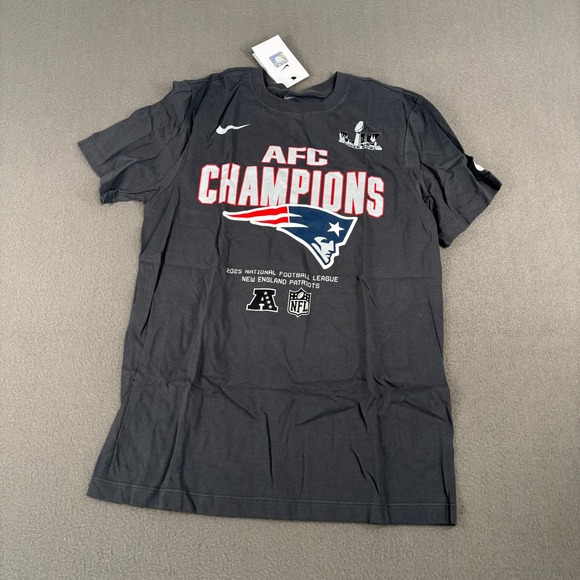 Nike Other - Nike New England Patriots AFC Champions T-Shirt Mens Size S Gray NFL 8076